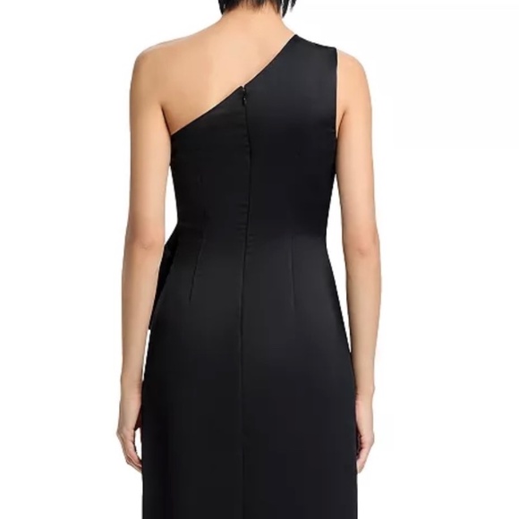 Ramy Brook  Malika Satin One Shoulder Midi Dress size 8 - Picture 6 of 14